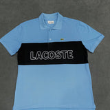 CAMISETA POLO LCST - AZUL/PRETO
