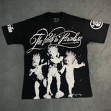 CAMISETA OVERSIZED TREE ANGELS - PRETA