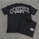 CAMISETA OVERSIZED CORTEIZ SURLE MONDE - PRETA
