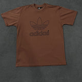 CAMISETA OVERSIZED ADD LOGO - MARROM