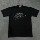 CAMISETA OVERSIZED NK LOGO - PRETA