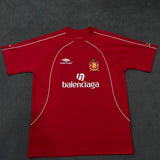 CAMISETA OVERSIZED BALENCIAGA - VERMELHA