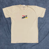 CAMISETAS NK LOGOS - BEGE
