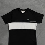 CAMISETA MALHA PIMA LCST - PRETO/BRANCO