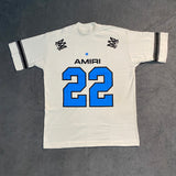 CAMISETA OVERSIZED AMIRI 22 - BRANCA