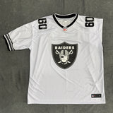 CAMISETA FUTEBOL AMERICANO RAIDERS - BRANCA