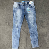 CALÇA BROW JEANS JOGADOR - AZUL