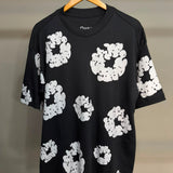 Camiseta Oversized Denim Tears - Preta