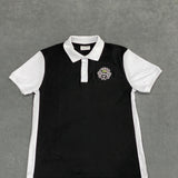 CAMISETA POLO LSCT - PRETA/BRANCA