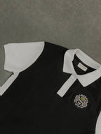 CAMISETA POLO LSCT - PRETA/BRANCA