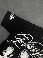 CAMISETA OVERSIZED TREE ANGELS - PRETA