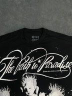 CAMISETA OVERSIZED TREE ANGELS - PRETA