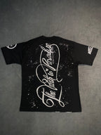 CAMISETA OVERSIZED TREE ANGELS - PRETA