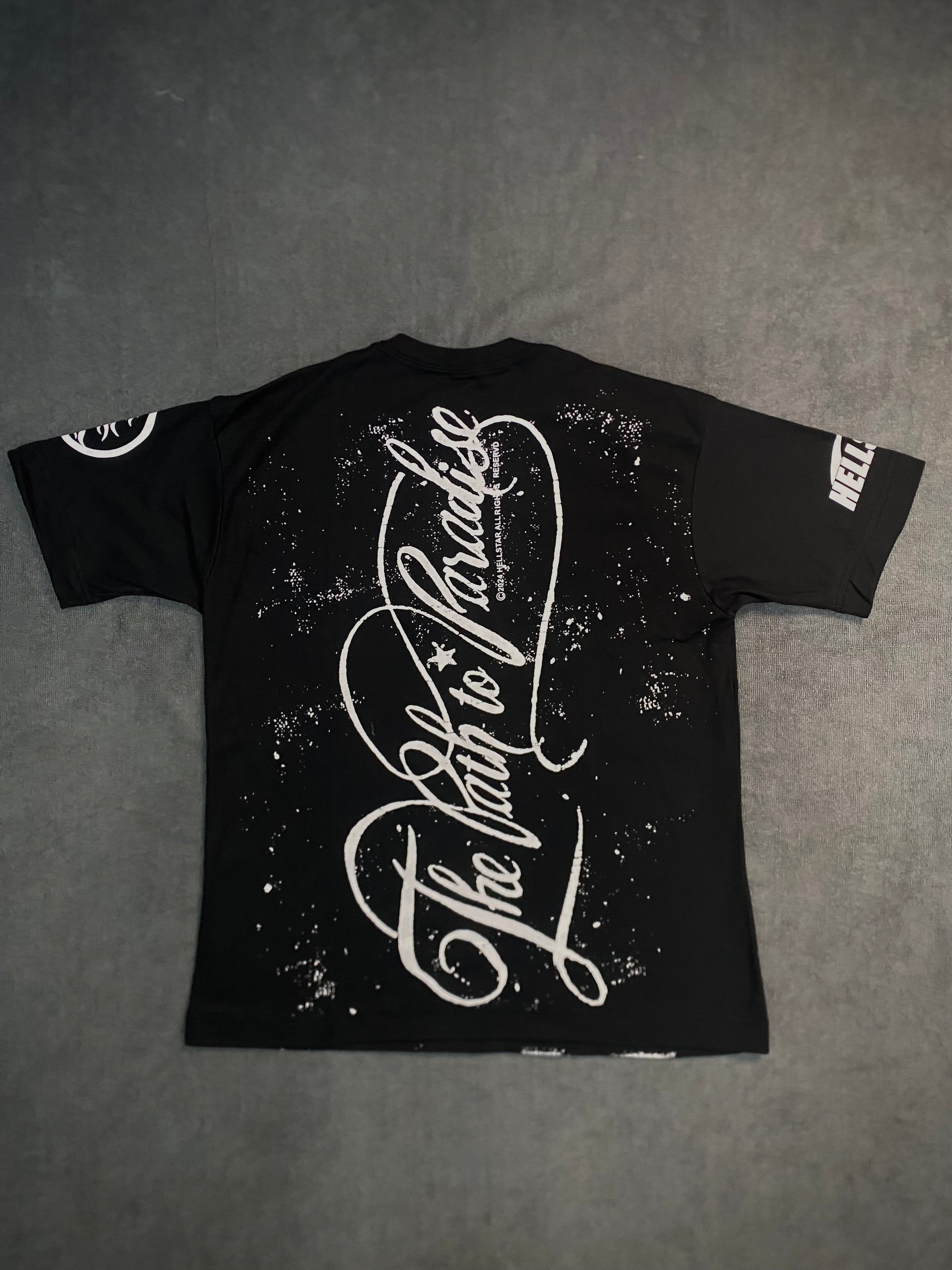 CAMISETA OVERSIZED TREE ANGELS - PRETA