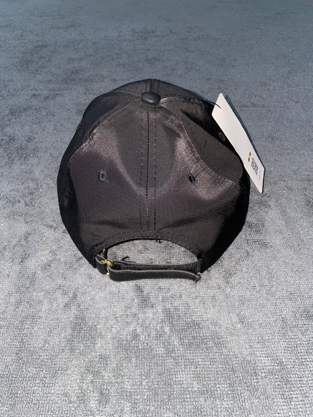 BONÉ GUCCI LOGO - PRETO