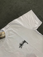 CAMISETA STUSSY LOGO - BRANCA