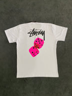 CAMISETA STUSSY LOGO - BRANCA