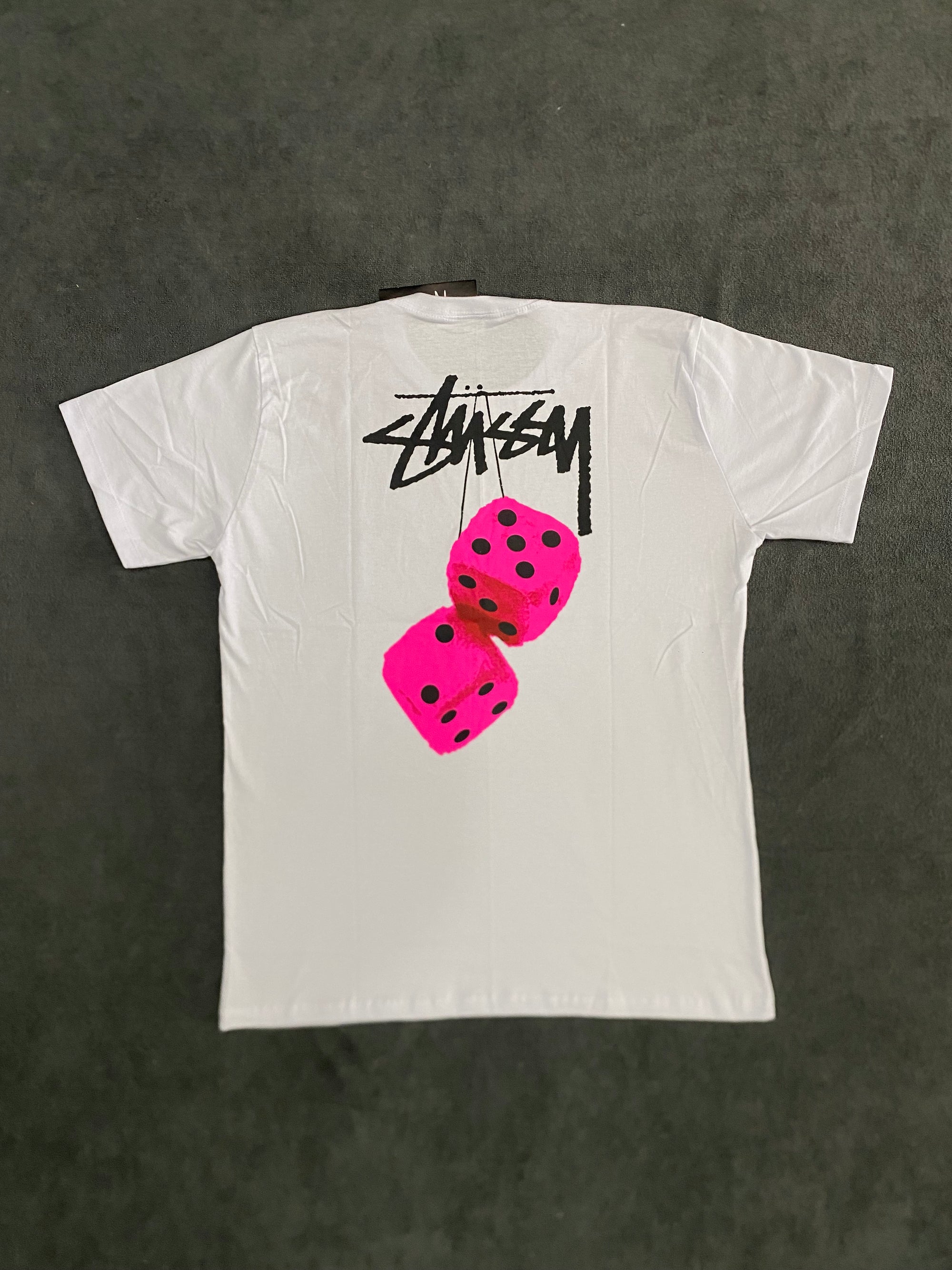 CAMISETA STUSSY LOGO - BRANCA