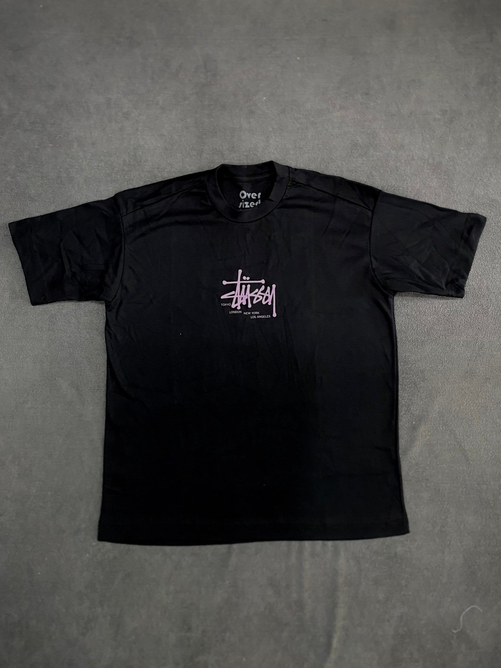 CAMISETA OVERSIZED STUFYY - PRETA