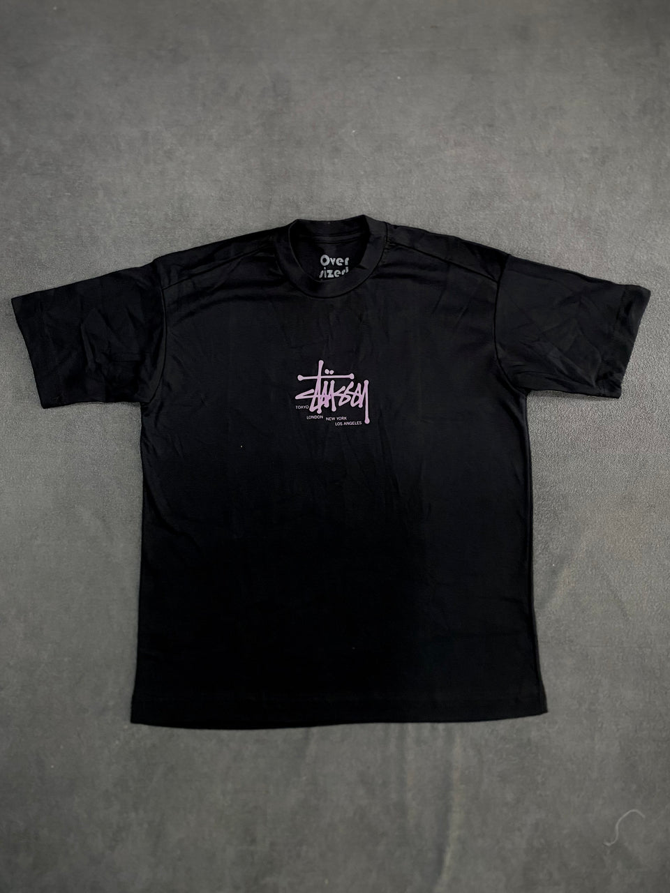 CAMISETA OVERSIZED STUFYY - PRETA