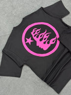 CAMISETA OVERSIZED HELL STAR - PRETA