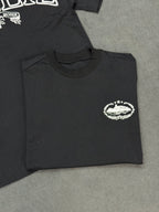 CAMISETA OVERSIZED CORTEIZ SURLE MONDE - PRETA