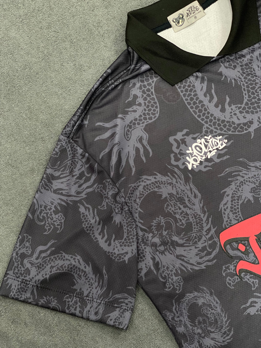 CAMISETA POLO DRY FIT TRIPSIDE DRAGON