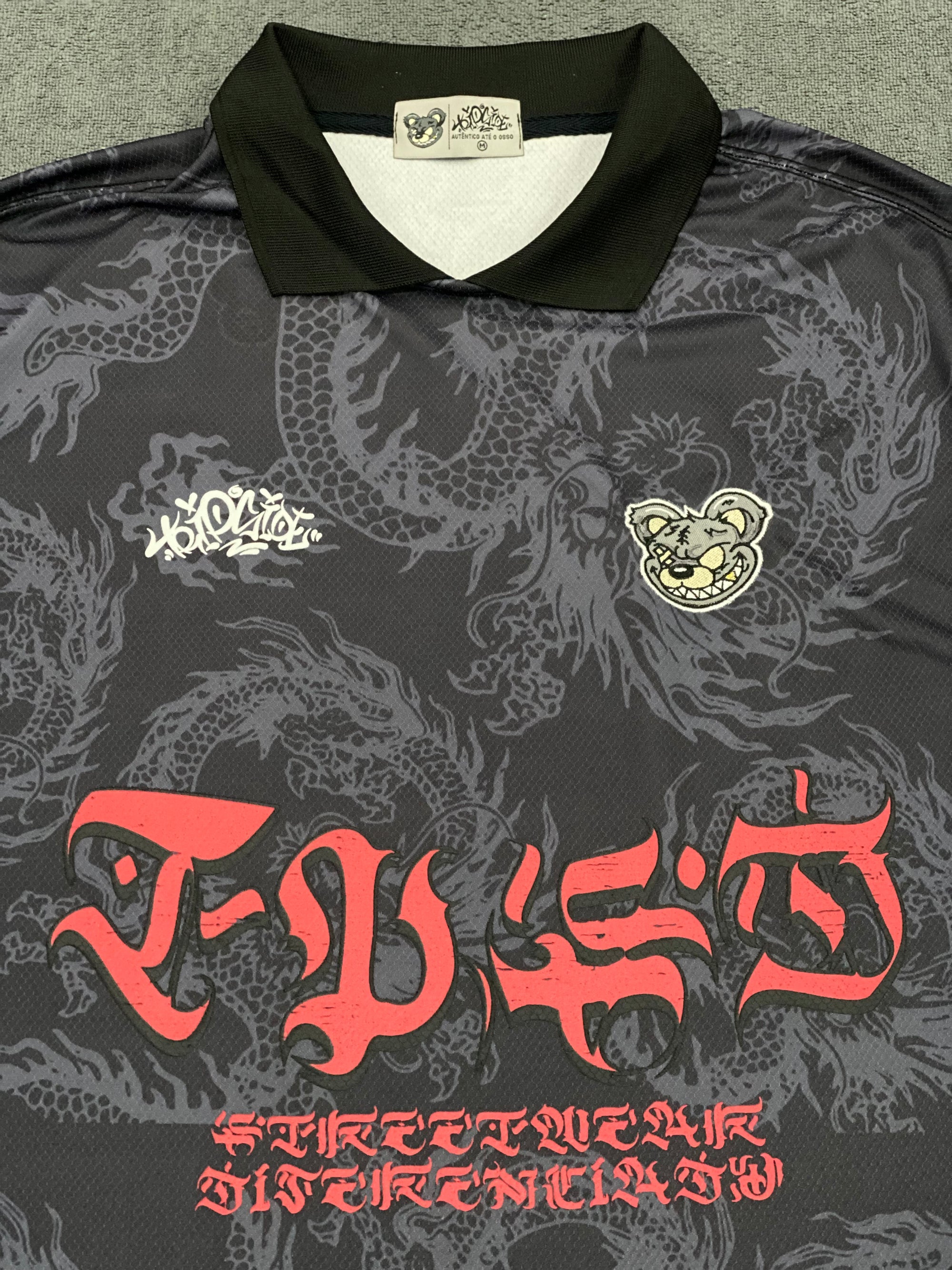 CAMISETA POLO DRY FIT TRIPSIDE DRAGON