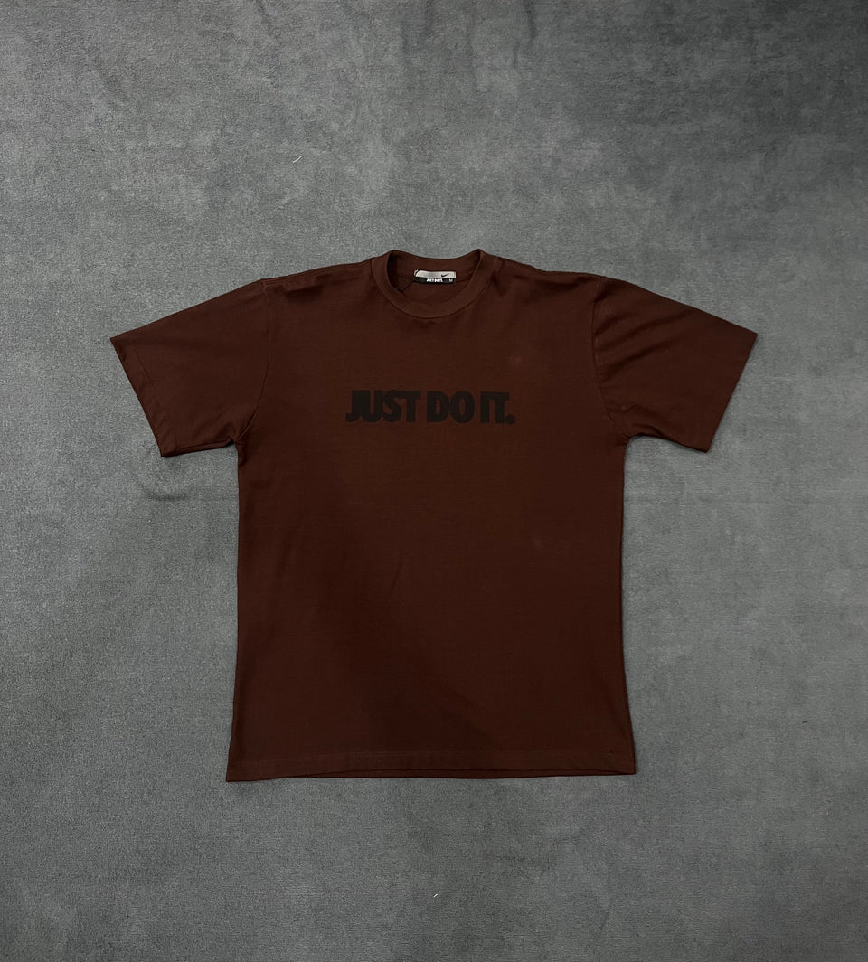 CAMISETA OVERSIZED NK JUST DO IT - MARROM