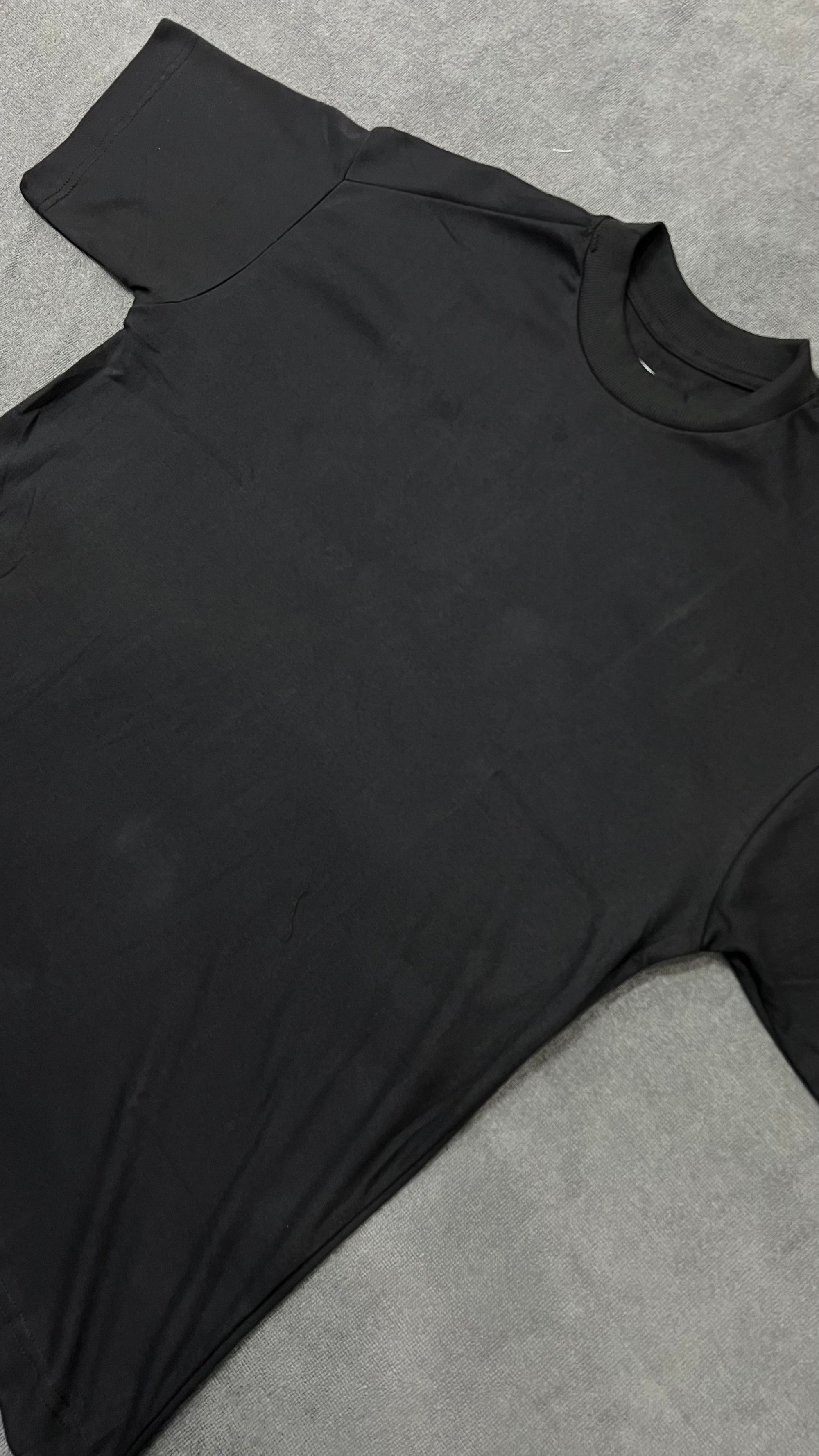 CAMISETA OVERSIZED SUP LOGO - PRETA