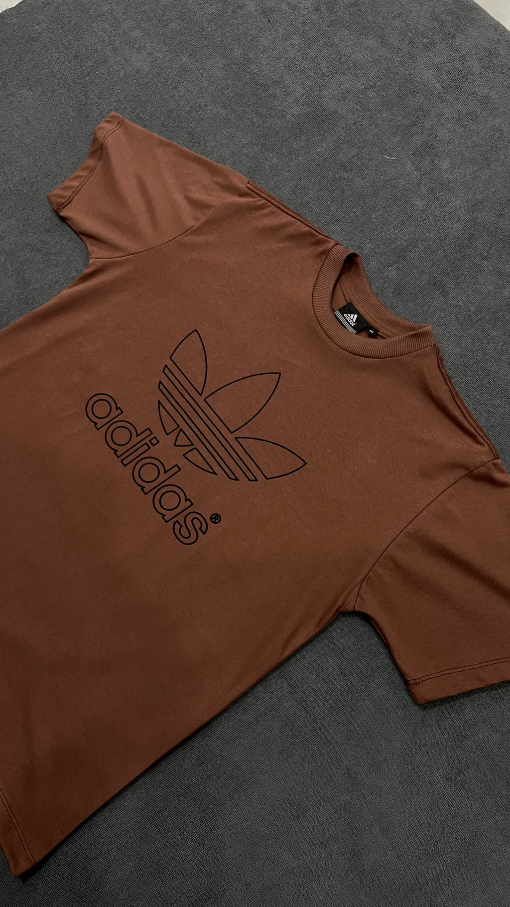 CAMISETA OVERSIZED ADD LOGO - MARROM