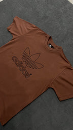 CAMISETA OVERSIZED ADD LOGO - MARROM