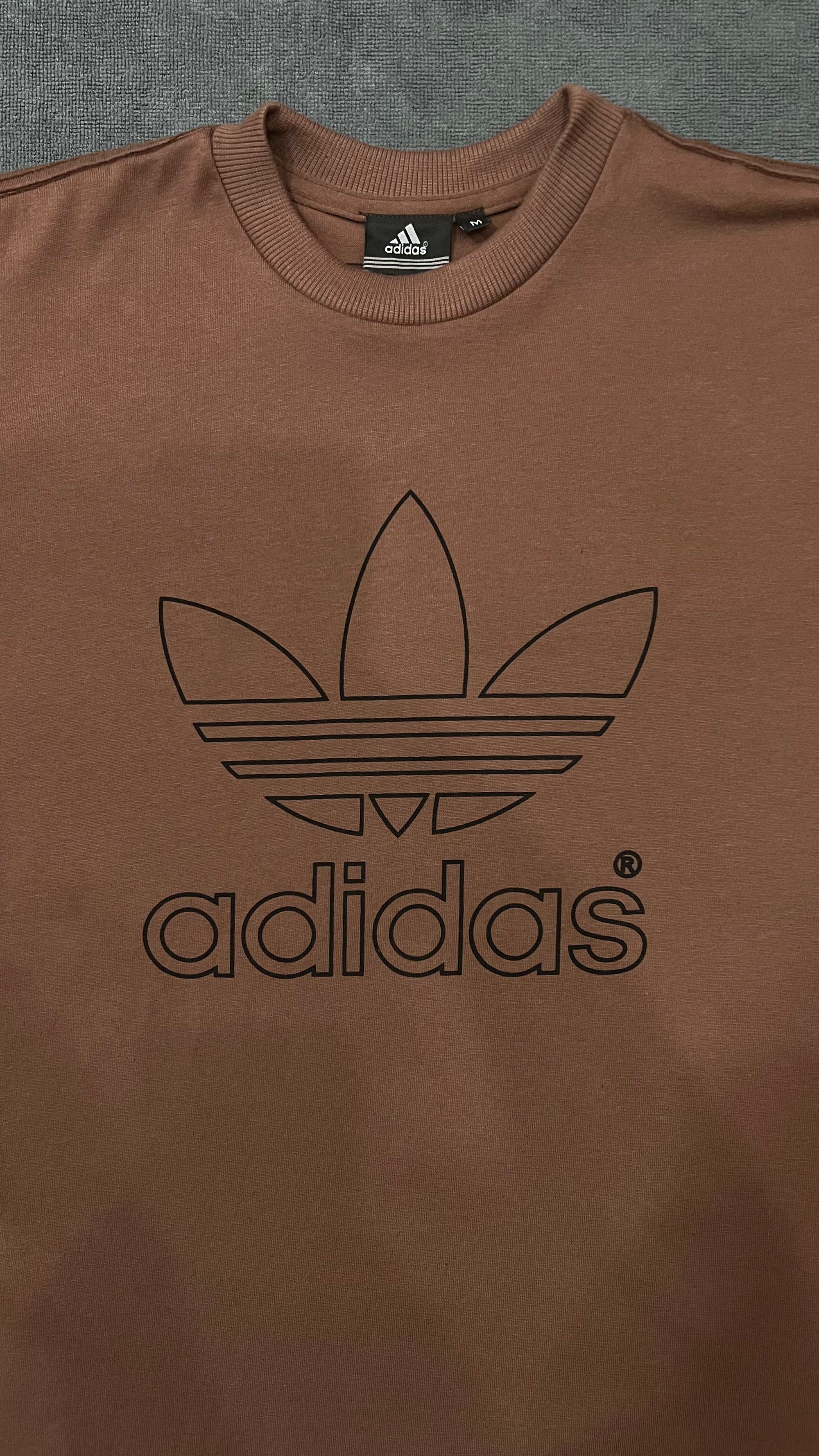 CAMISETA OVERSIZED ADD LOGO - MARROM