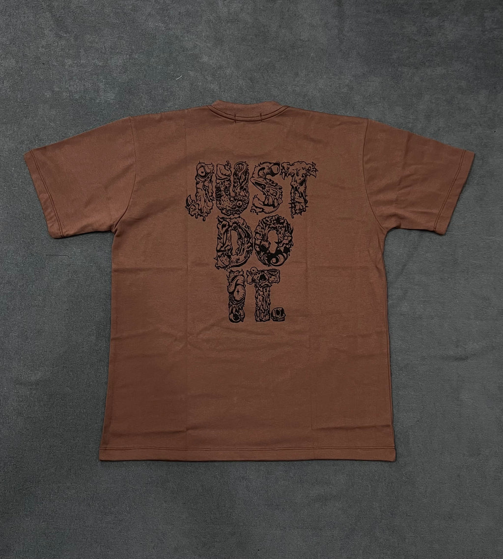 CAMISETA OVERSIZED NK JUST DO IT - MARROM