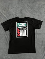 CAMISETA OVERSIZED VANS THE WALL - PRETA