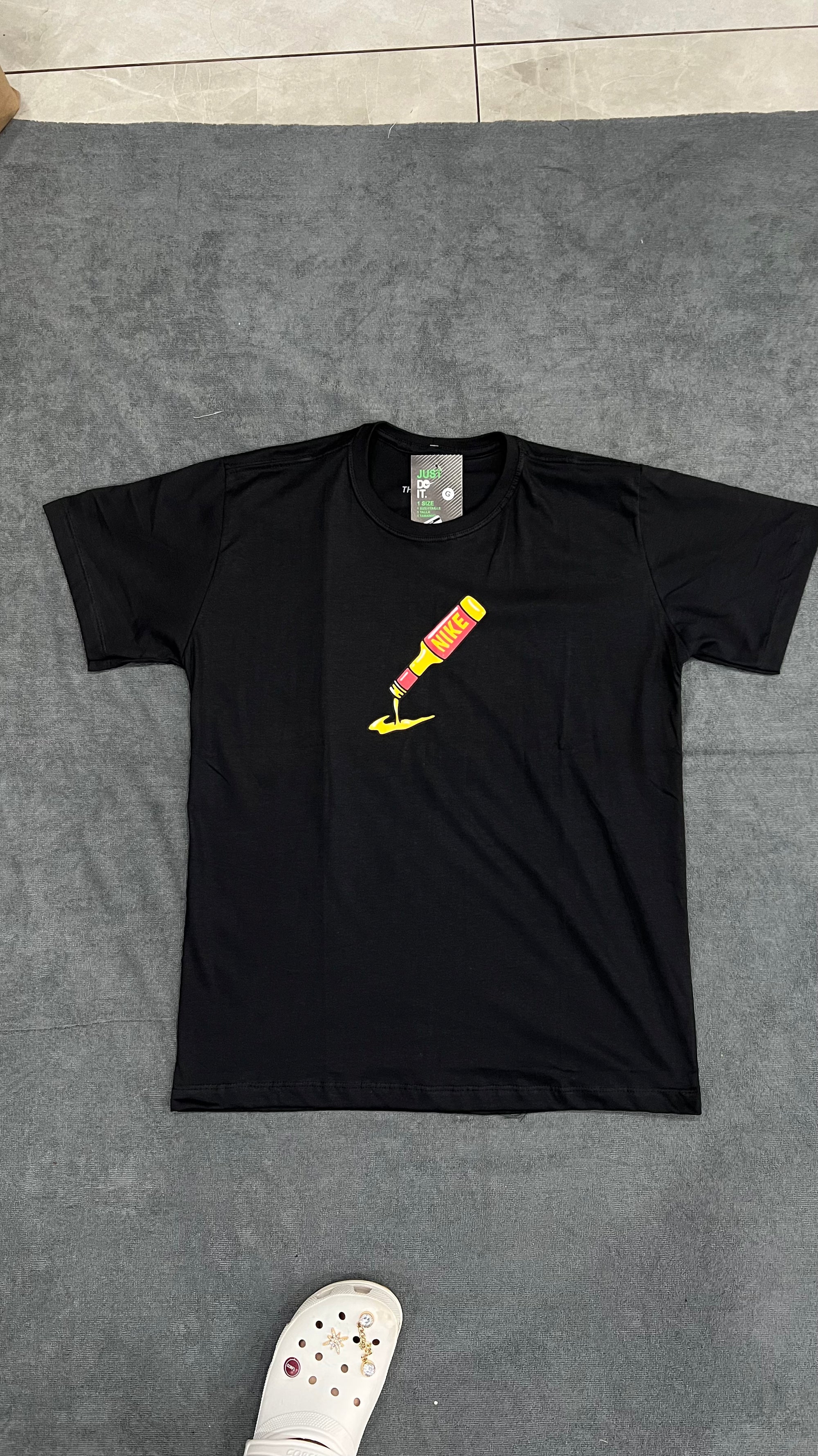 CAMISETA OVERSIZED NK SWEET - PRETA