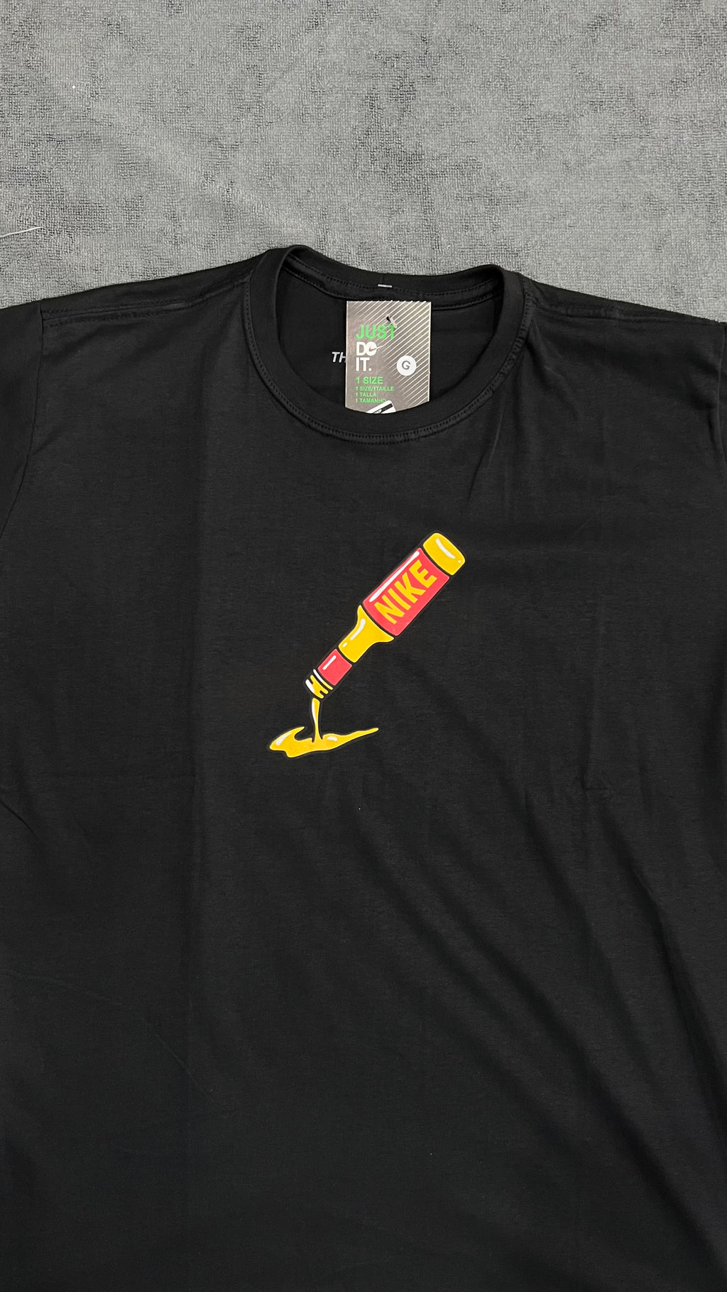 CAMISETA OVERSIZED NK SWEET - PRETA