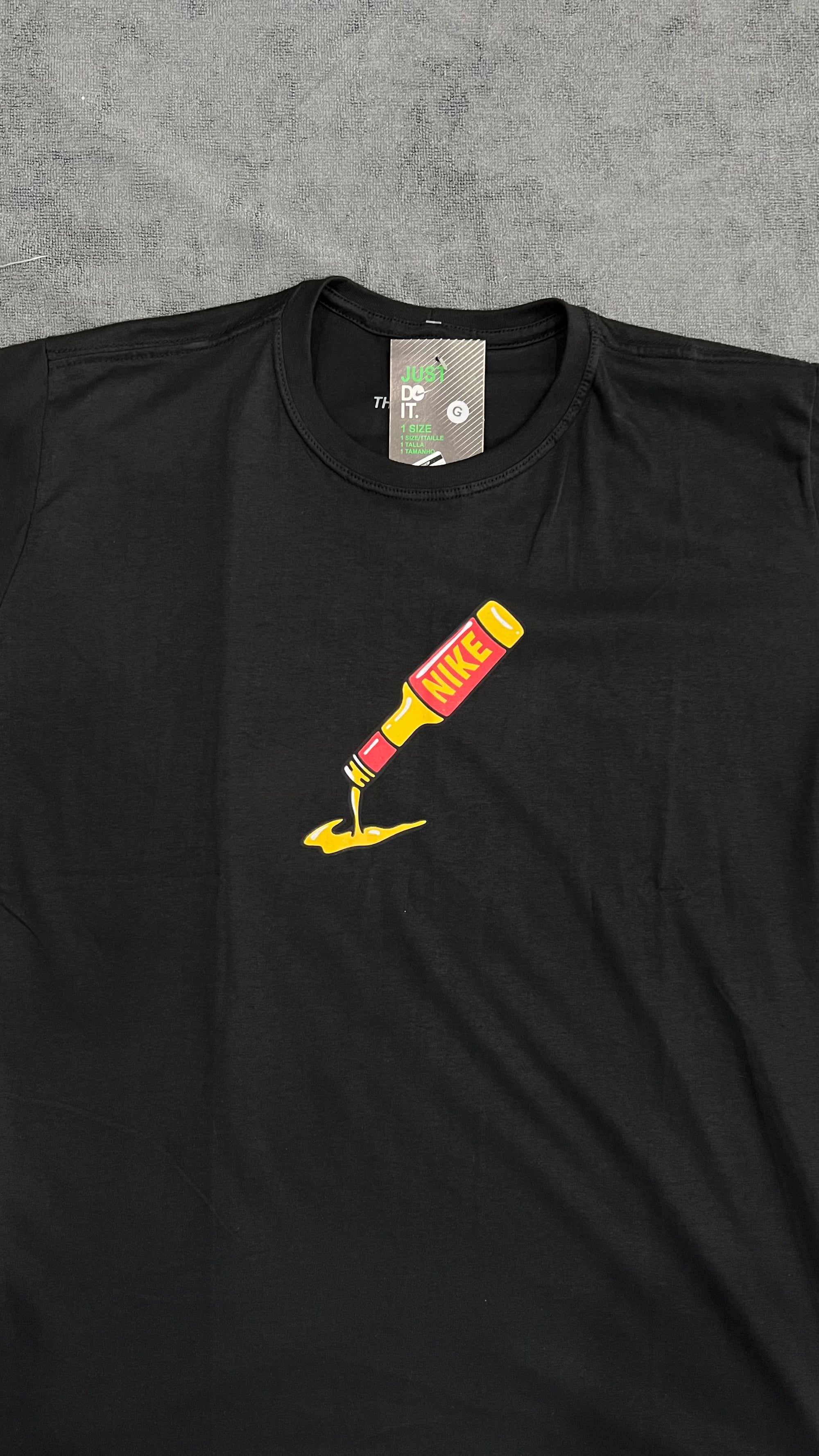 CAMISETA OVERSIZED NK SWEET - PRETA