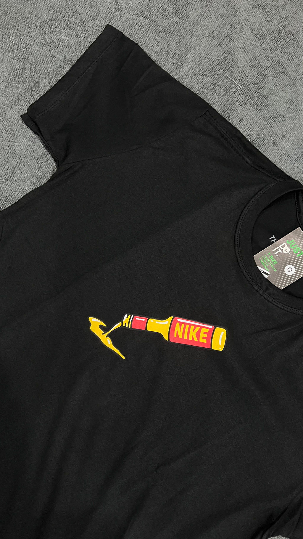 CAMISETA OVERSIZED NK SWEET - PRETA