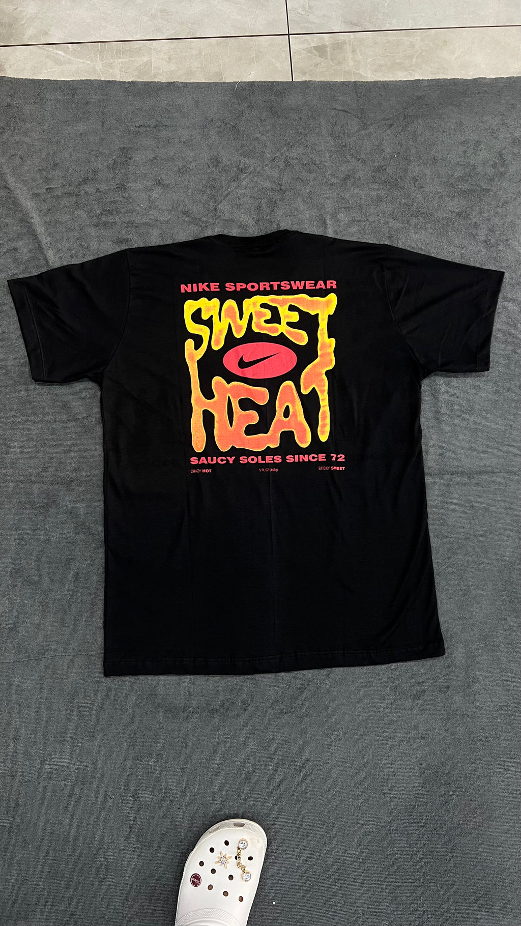 CAMISETA OVERSIZED NK SWEET - PRETA