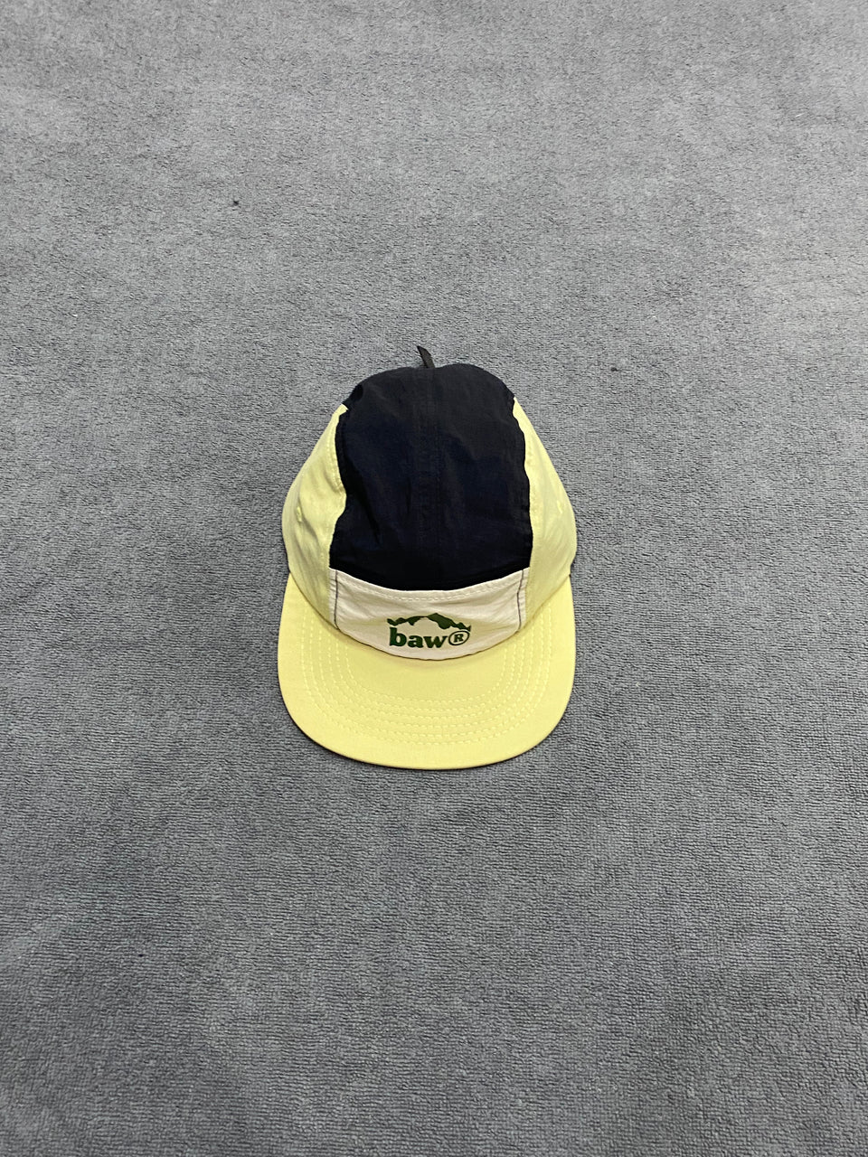 BONÉ BAW FIVE PANEL - PRETO/AMARELO