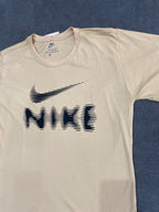 CAMISETA NK LOGO - BEGE