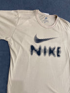 CAMISETA NK LOGO - BEGE