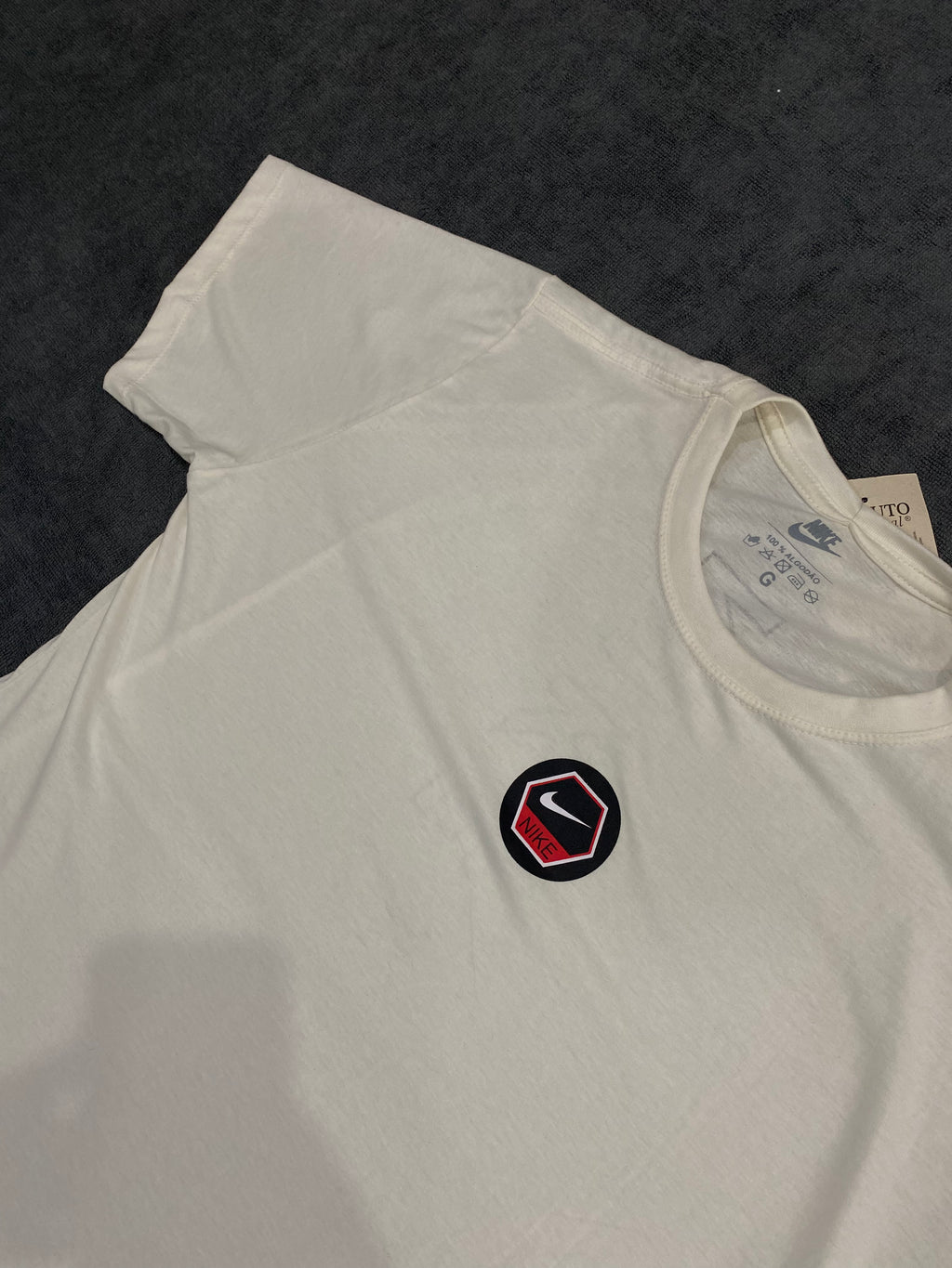 CAMISETA NK LOGO - BRANCA