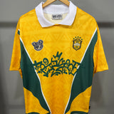 Camisa Polo Recortada over brasil TS - Amarela
