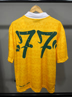 Camisa Polo Recortada over brasil TS - Amarela