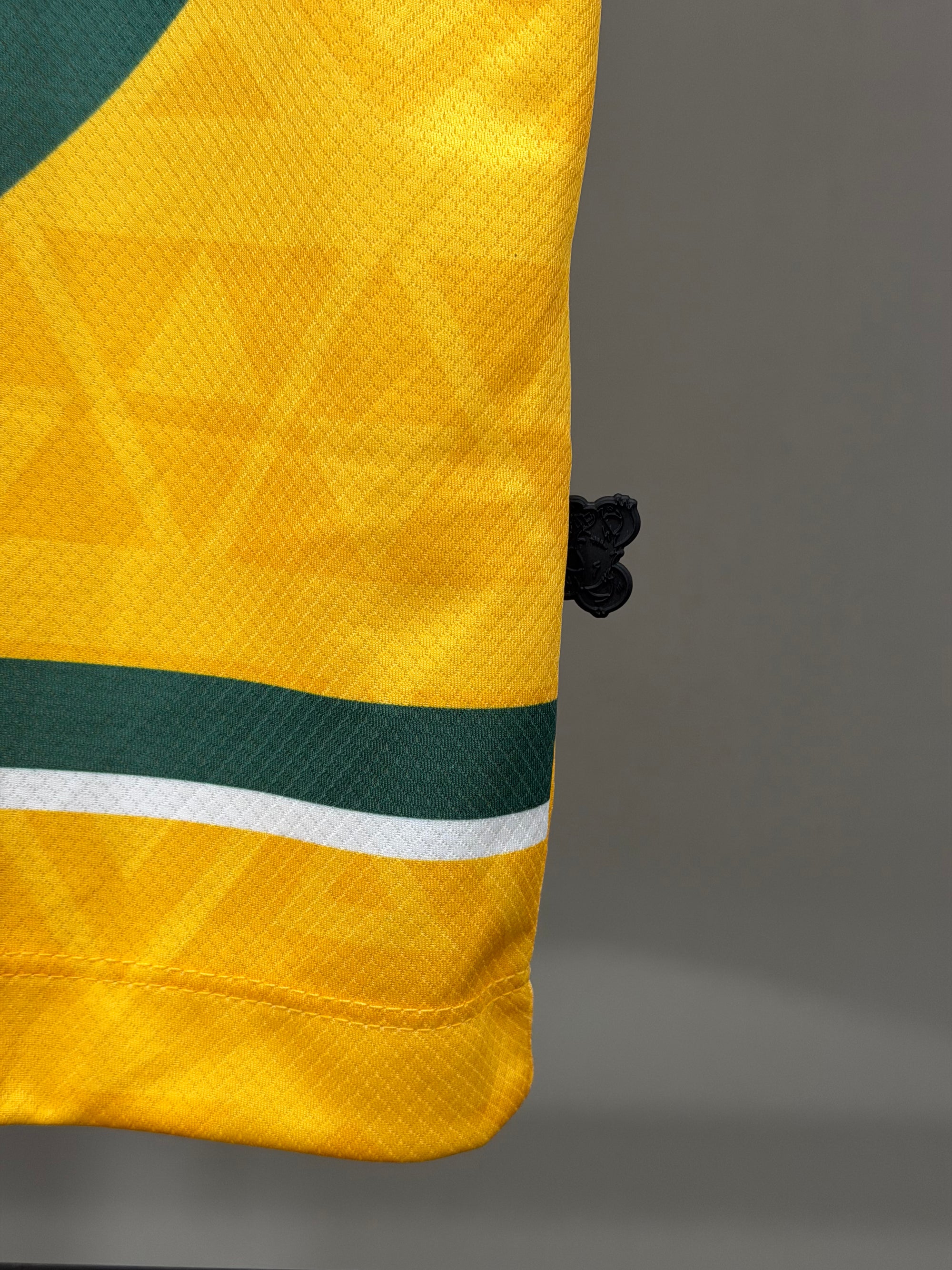 Camisa Polo Recortada over brasil TS - Amarela