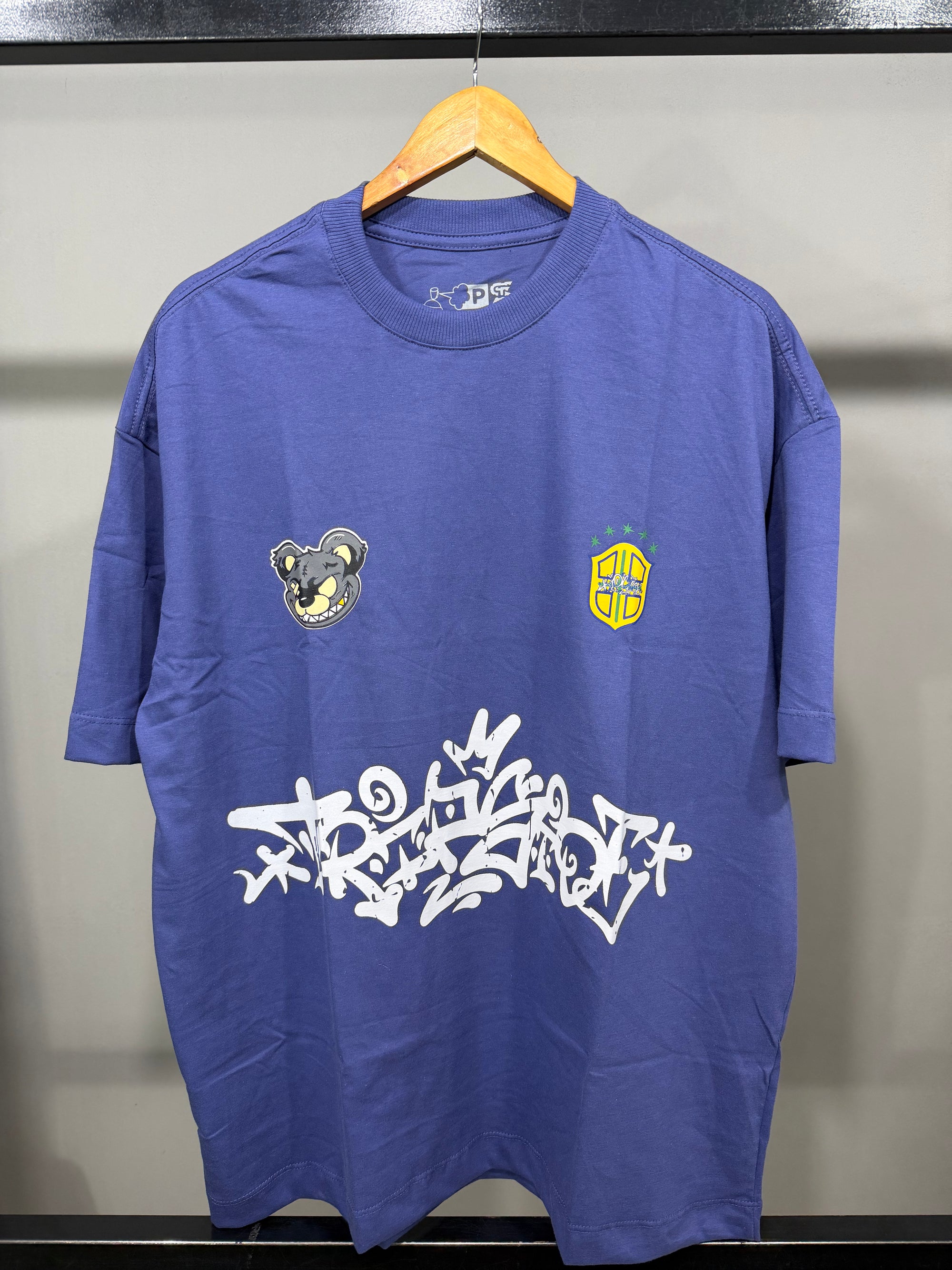 Camisa Over Street TS - Azul Estonada