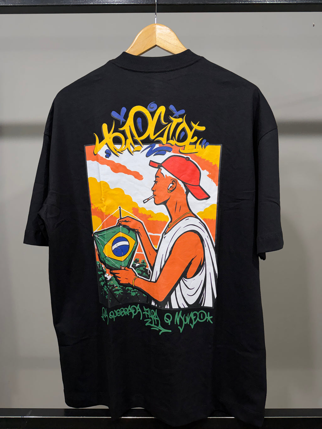 Camisa Over Street TS - Preta