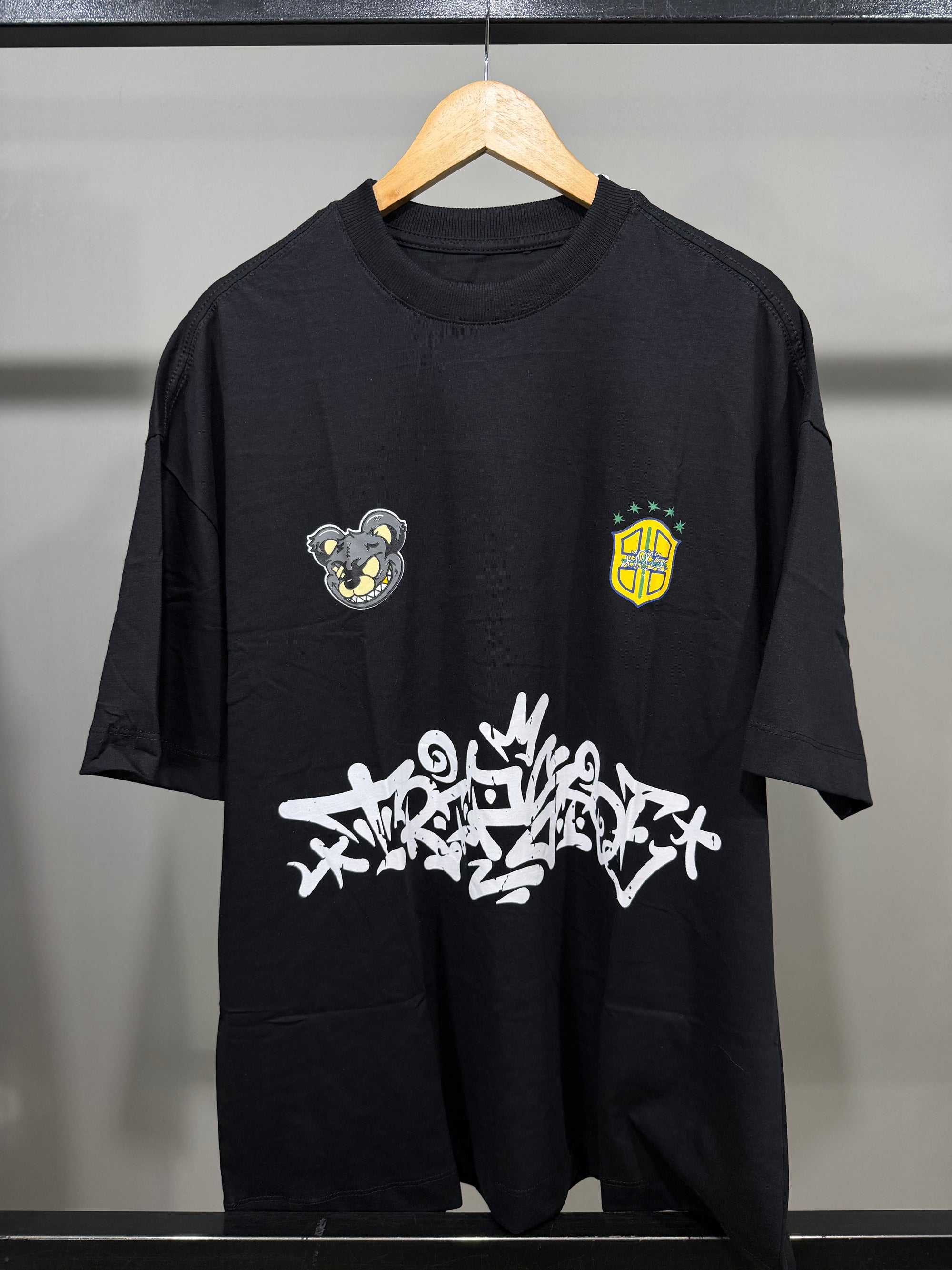 Camisa Over Street TS - Preta
